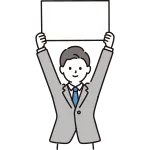 Man Holding A Board SVG Icon